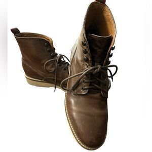 NATHA Studio Brown Leather Men's Boots size 9.5 M